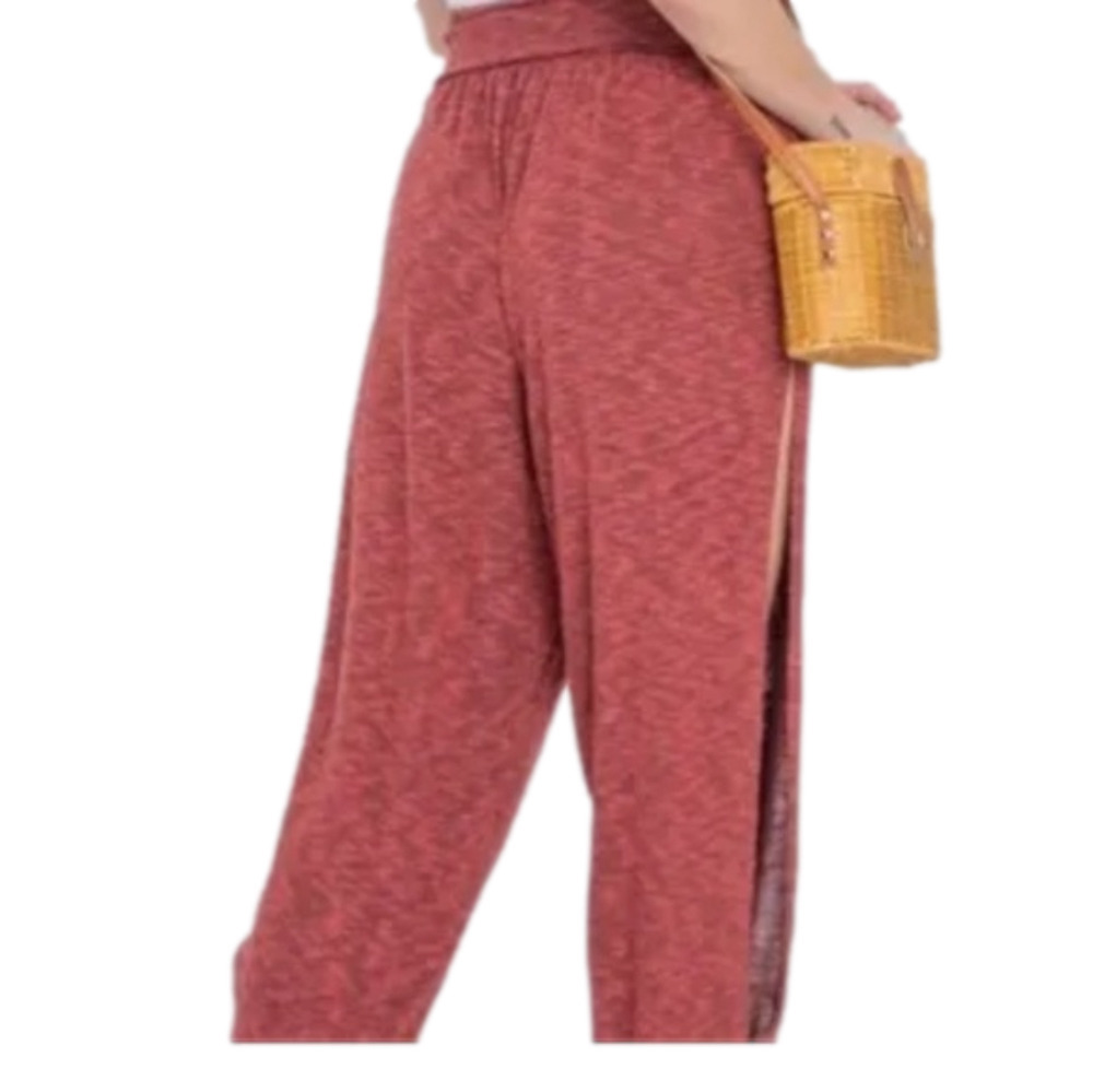 Dance & Marvel Side Slit Harem Comfy Pants - Picture 3 of 8